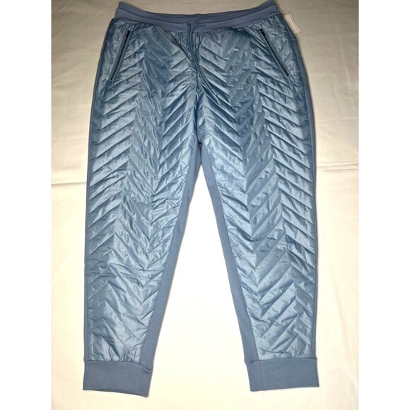 Athleta Apres Ski Down Jogger Powder Blue Size 14/P - Picture 8 of 16